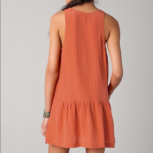 Joie Topaz 100% Silk Pleated Mini Dress - Picture 10 of 11